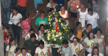Procissão e celebração marcam o início do festejo de Santa Luzia