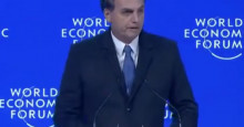 Vídeo: Confira discurso de Bolsonaro no Fórum EconÃ´mico Mundial em Davos