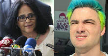 Youtuber Felipe Neto e ministra Damares Alves discutem no Twitter