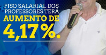 Alvimar Martins anuncia reajuste de 4,17% no piso salarial dos professores