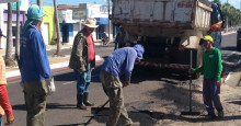 Prefeitura inicia operação tapa boracos em ruas e avenidadas