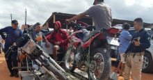 PRF realiza operação e apreende quatro motocicletas roubadas