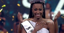 Negra, candidata da Ãfrica do Sul vence Miss Universo e leva 3ª coroa