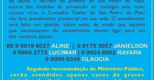 Conselho Tutelar de São Pedro do Piauí divulga números para atendimento