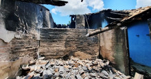 Polícia procura por homem suspeito de incendiar casa com parentes no Piauí