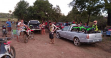PM dispersa aglomeração de motoqueiros em Cristalândia