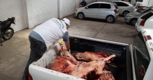 Vigilância Sanitária apreende 171 kg de carne clandestina em Teresina