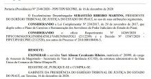 Servidor investigado pela PF é exonerado do Tribunal de Justiça do Piauí