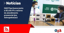 OAB Piauí busca junto Ã  SEJUS-PI o retorno do atendimento presencial dos Advogados(as)