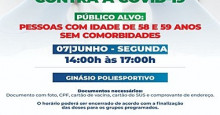 Secretaria de saúde ira imunizar pessoas de 58 a 59 anos hoje em São Pedro Piauí