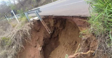 Erosão em acostamento interdita trecho da BR 316 em Lagoinha do Piauí