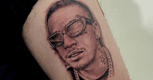Campo maior: Fã de Whindersson tatua rosto de comediante e é notado pelo artista