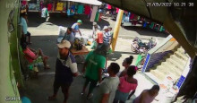 VÍDEO: trio furta carteira de idoso com quase R$ 5 mil em Cocal