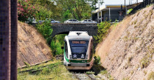 Queimadas irregulares danificam linha férrea do metrô de Teresina