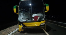 Colisão entre ônibus e motocicleta deixa uma pessoa morta em Buriti dos Lopes