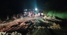 VÍDEO: ônibus atola em lama de obra e gera congestionamento no Piauí