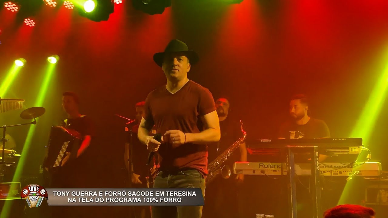 Tony Guerra e Forró Sacode fazem show em Teresina e o 100% Forró mostra na TV