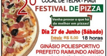 Festival de Pizza será dia 27 no Ginásio Poliesportivo