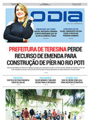 Jornal O Dia - Prefeitura de Teresina perde recurso de emenda para construção de píer no rio Poti