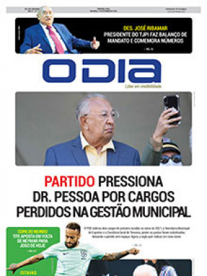 Jornal O Dia - Partido pressiona Dr. Pessoa por cargos perdidos na gestão municipal
