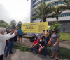 Moradores do Torquato Neto protestam por isenção de prestações e IPTU