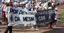 Cocal de Telha realiza caminhada de combate Ã  violência e preconceito racial