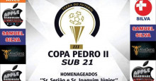 Copa Pedro II de Futebol Sub 21 segue com jogos neste final de semana