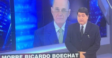 Datena chora ao noticiar a morte do amigo Ricardo Boechat