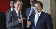 A Maia visita Bolsonaro no Alvorada para tratar da reforma da Previdência
