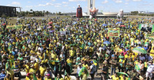 Atos pró-Moro e Bolsonaro reúnem manifestantes em 70 cidades