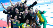 Brasil fica com o bronze no Polo aquático feminino e masculino