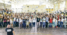 Centenas de alunos participam da revisão Pré-Enem em Parnaíba