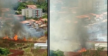 Internauta registra queimada próximo a invadir casa na zona leste