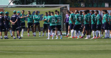 Palmeiras faz trabalho técnico em reapresentação sem Dudu e Angulo
