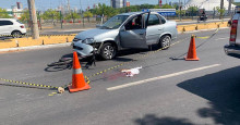 Ciclista atira em motorista após ser atropelado na Avenida Raul Lopes