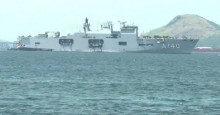 Marinha reforça limpeza de óleo no Nordeste com mais um navio