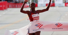 Recordista mundial da maratona, queniana participa da São Silvestre