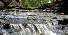 Cachoeiras são opção de lazer e ecoturismo no período chuvoso