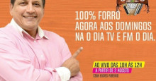 100% Forró estreia ao vivo na O Dia Tv e Fm O Dia neste domingo