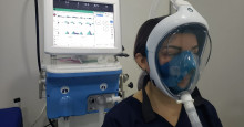 Covid-19 no Piauí: Máscaras de mergulho adaptadas podem ser usadas pacientes