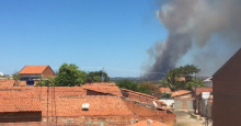 VÃDEO: Incêndio na mata assusta moradores no Povoado Alegria