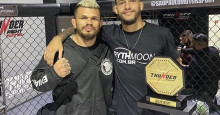Lívio Ribeiro finaliza adversário em estreia no MMA