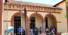 Piracuruca: teto de refeitório de escola desaba e operário fica ferido