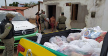 PM doa 750 cestas básicas para moradores de Teresina e interior do Piauí