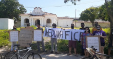 Meduna: manifestantes pedem que local seja espaço de preservação da memória