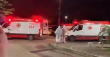 Covid: sem vagas, ambulâncias fazem fila na porta de hospitais em Fortaleza