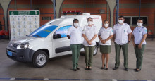 CBF doa ambulância para o Hospital PM-PI