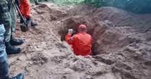 Corpo de mulher é encontrado em cova Ã s margens do rio Poti