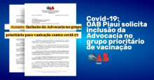 OAB Piauí solicita inclusão da Advocacia no grupo prioritário de vacinação