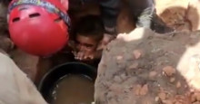 Timon: Criança cai em buraco e é resgatada pelo Corpo de Bombeiros